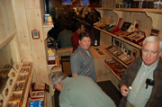 Patrons browsing cigars
